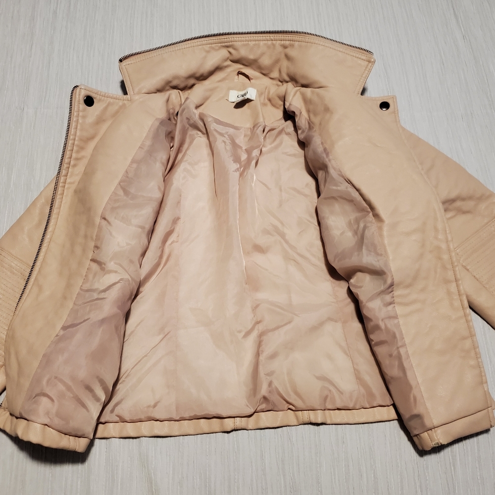 Cato Pink Pleather Jacket - Picture 2 of 5